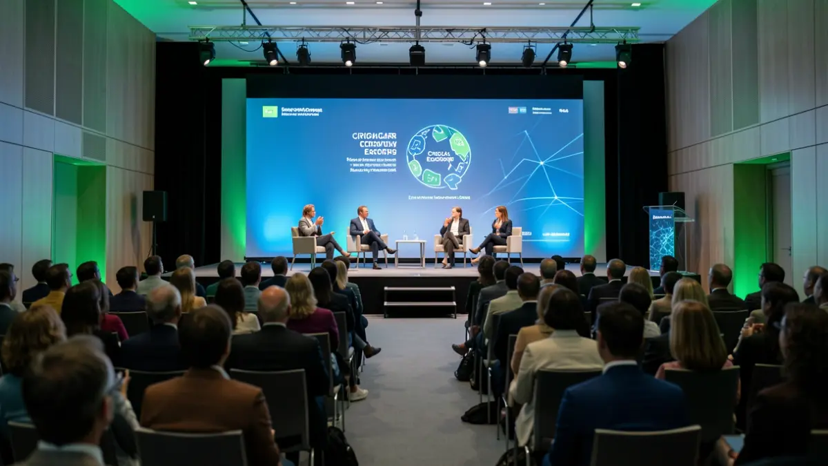 Generic image of a forum on circular economy and energy.