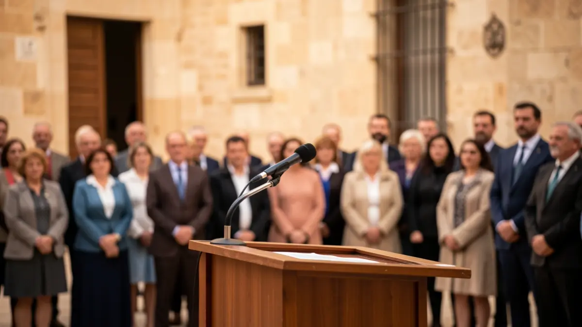 Imagen genérica de un acto de memoria histórica en Gandia.