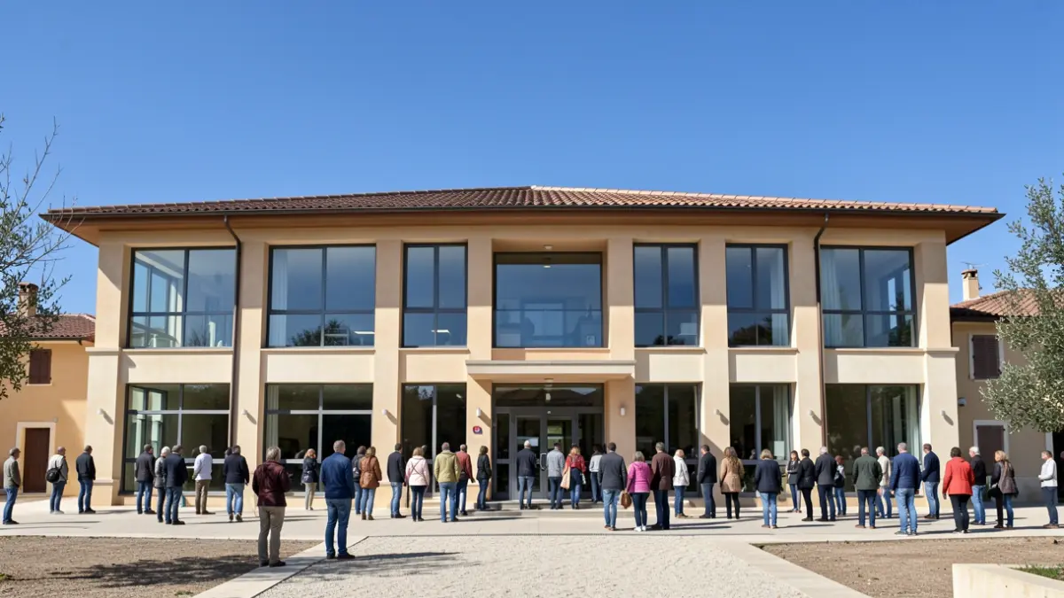 Generic image of a finished community center.