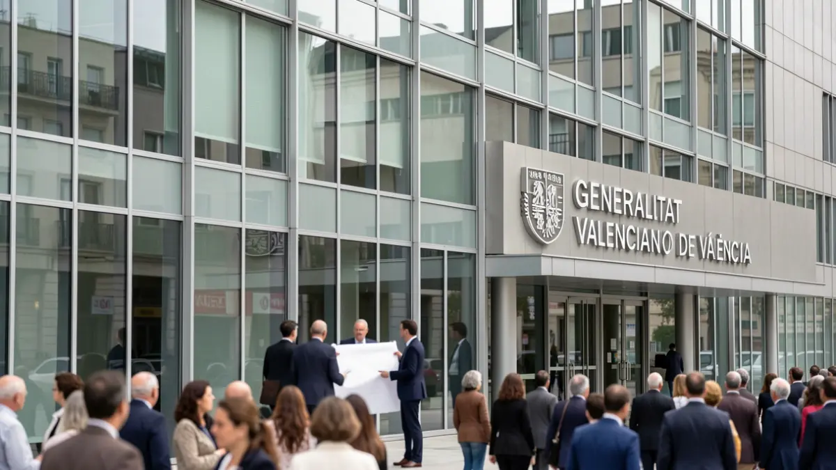 Imagen genérica de la sede de la Generalitat Valenciana y el Ayuntamiento de València.