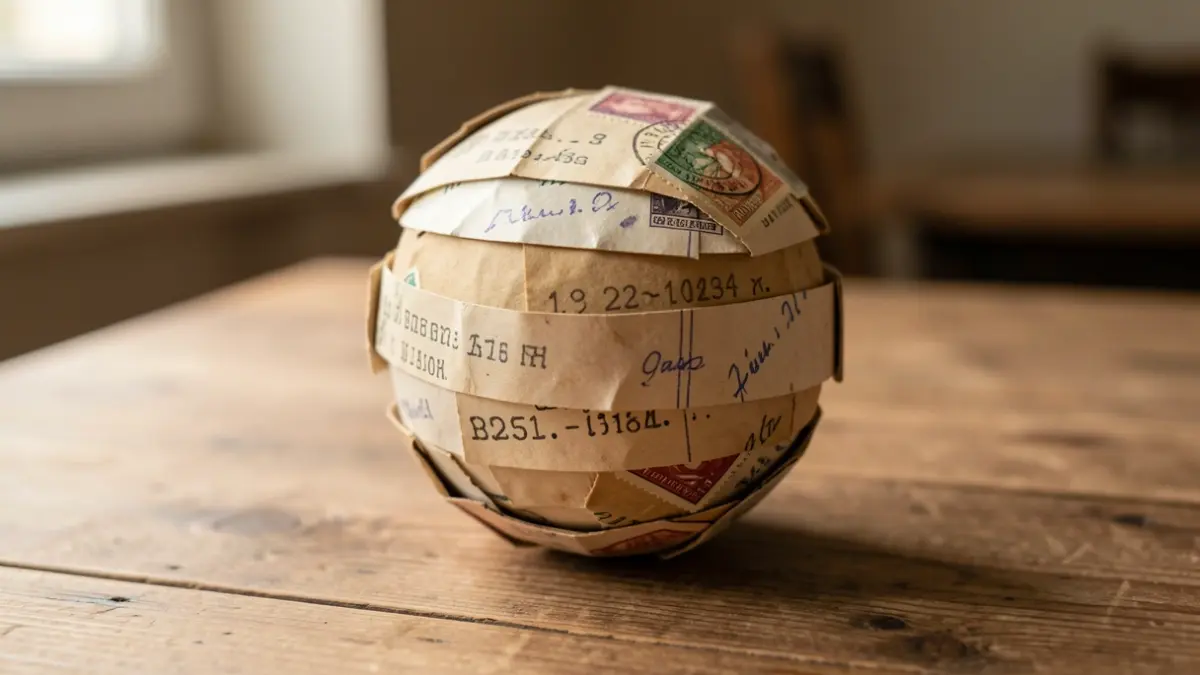 Generic image of an old postal ball.