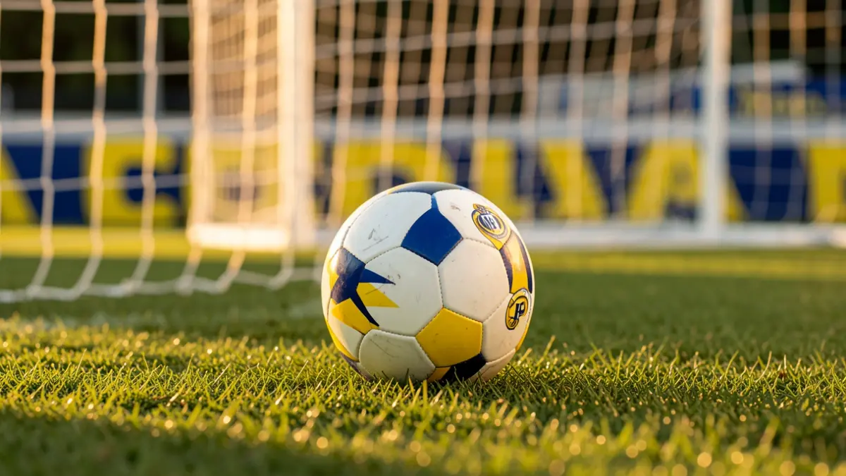 Imagen genérica de un balón de fútbol en un campo.