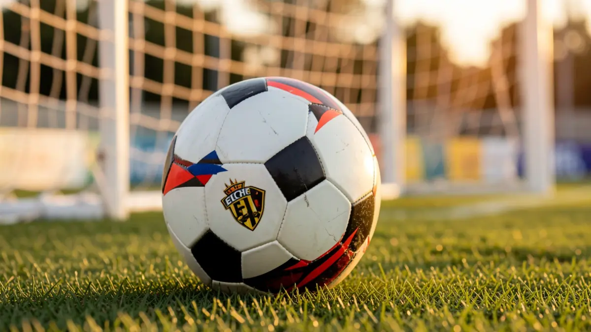 Generic image of a football field with a ball.