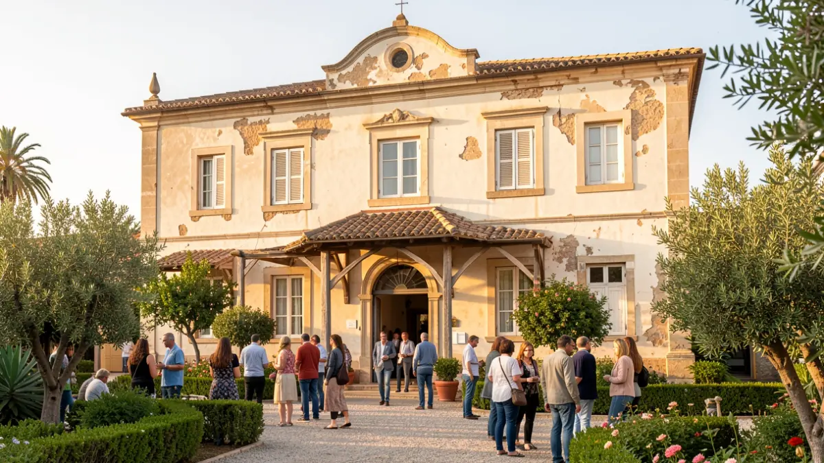 Fachada de la Casa de Torrecremada a Dénia, edifici històric rehabilitat.