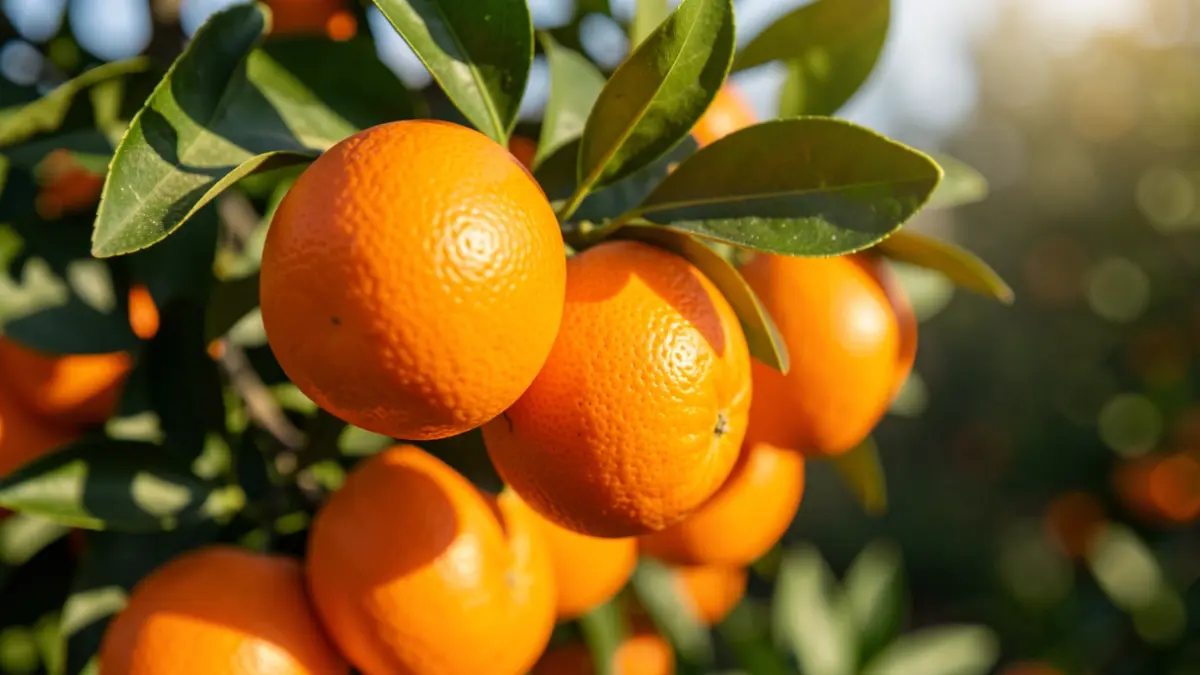 Generic image of ripe oranges and mandarins on a branch.