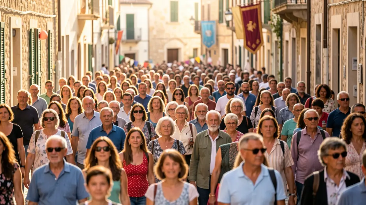 Imatge genèrica de manifestació ciutadana amb famílies i docents.