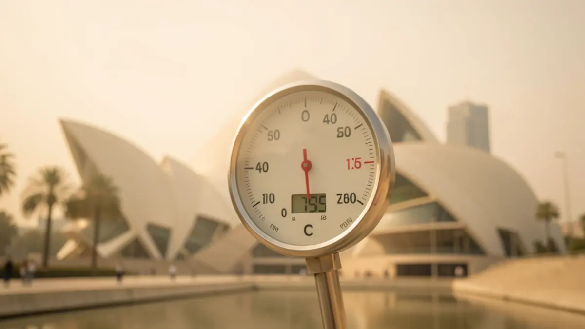 Imagen genérica de la Ciudad de las Artes y las Ciencias de Valencia bajo un cielo nublado y caluroso.