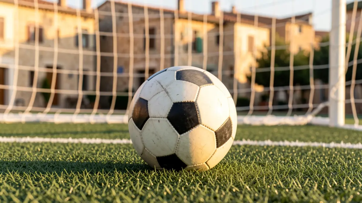 Imatge genèrica d'un camp de futbol amb gespa artificial.