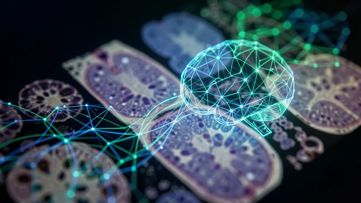Imatge genèrica d'intel·ligència artificial analitzant mostres mèdiques.