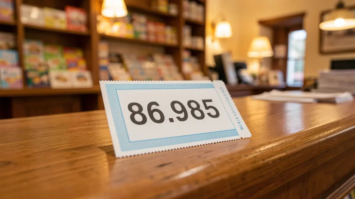 Imatge genèrica d'un punt de venda de loteria.