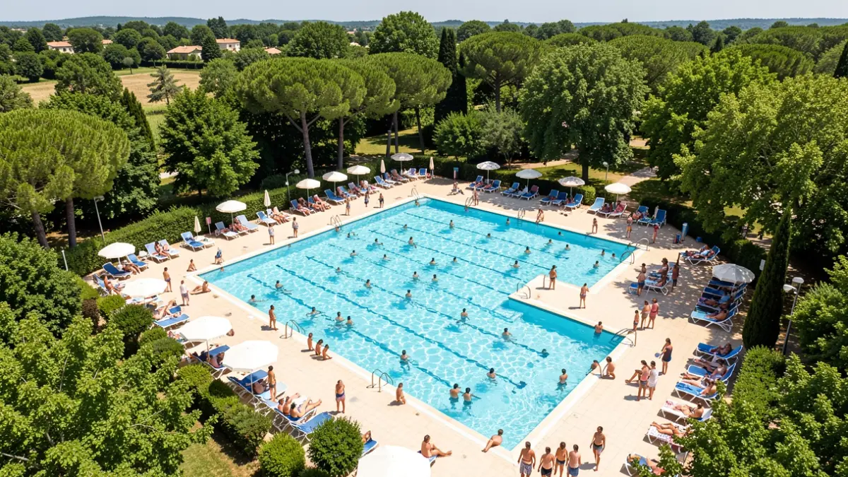 Imagen genérica de una piscina municipal en verano.