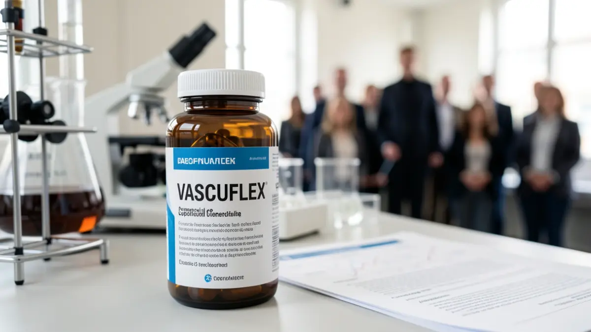 Imatge genèrica d'un complement alimentici per a la salut vascular.