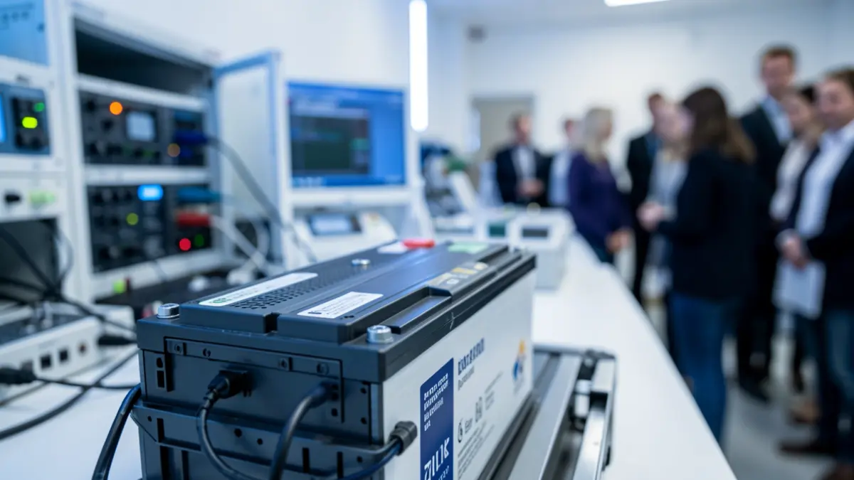 Imagen genérica de baterías de litio en un entorno de laboratorio para pruebas de seguridad.