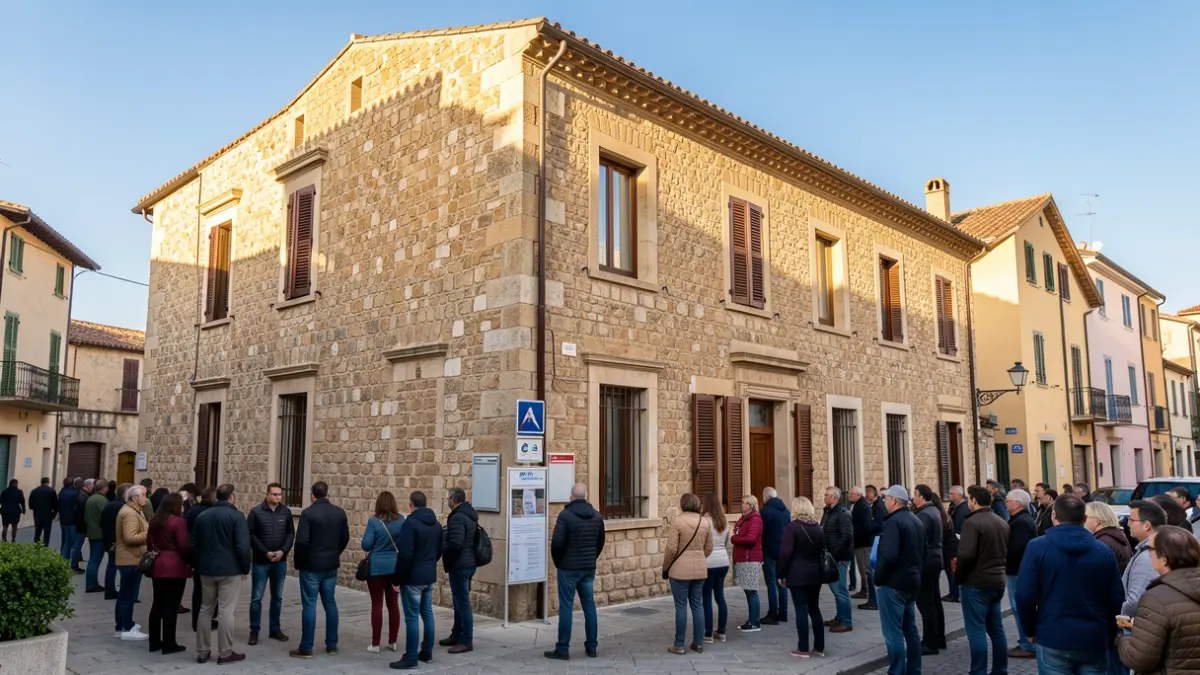 Imatge genèrica d'una escola d'idiomes a una localitat mediterrània.