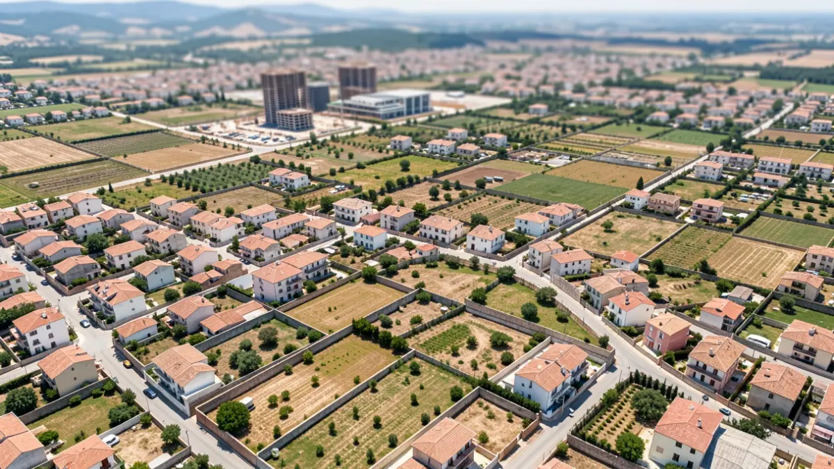 Imagen genérica de parcelas urbanas.