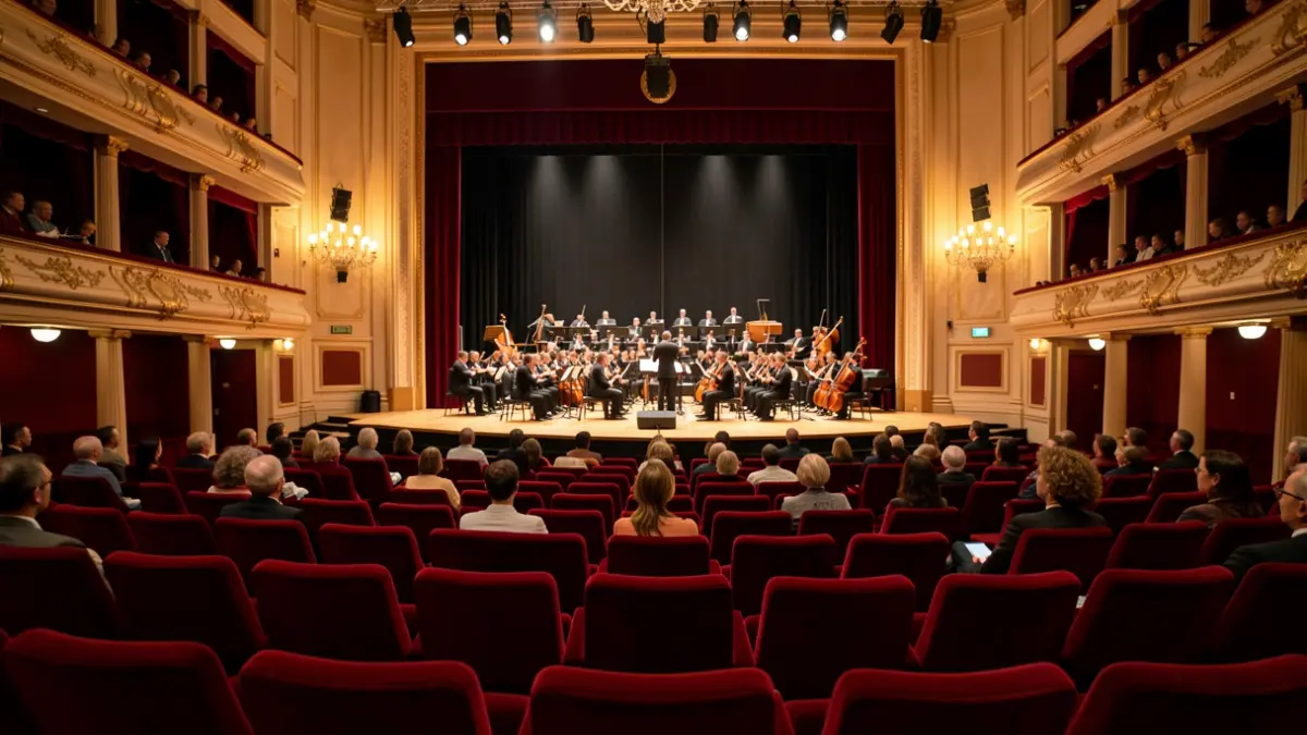 Generic image of the interior of a concert hall.