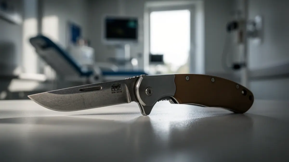 Generic image of a knife used in a crime.