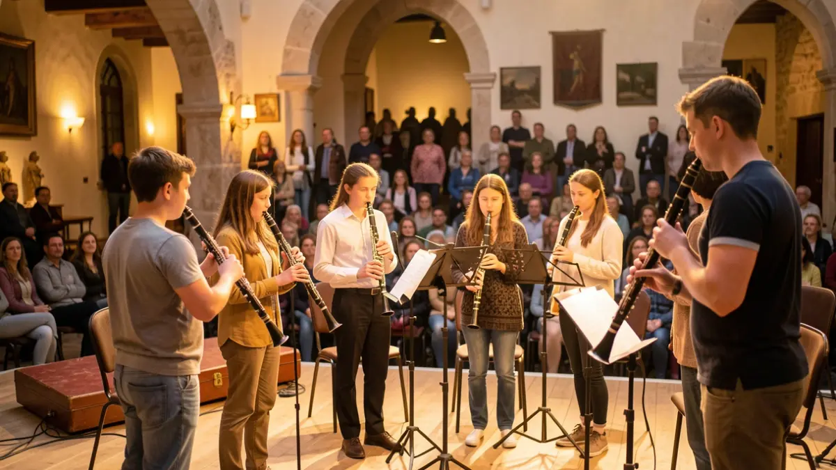 Imagen genérica de un concierto de música clásica en un centro cultural.