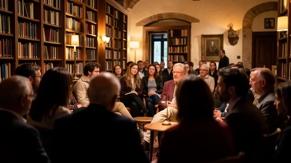 Imatge genèrica d'una trobada cultural sobre narració oral.