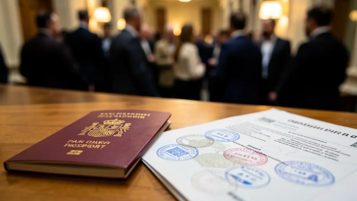 Imatge genèrica de documents oficials i passaport.