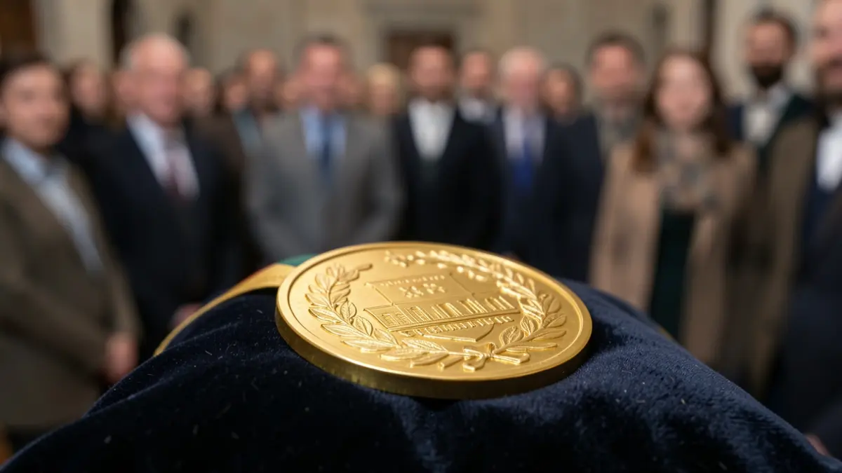 Imagen genérica de una medalla de oro.