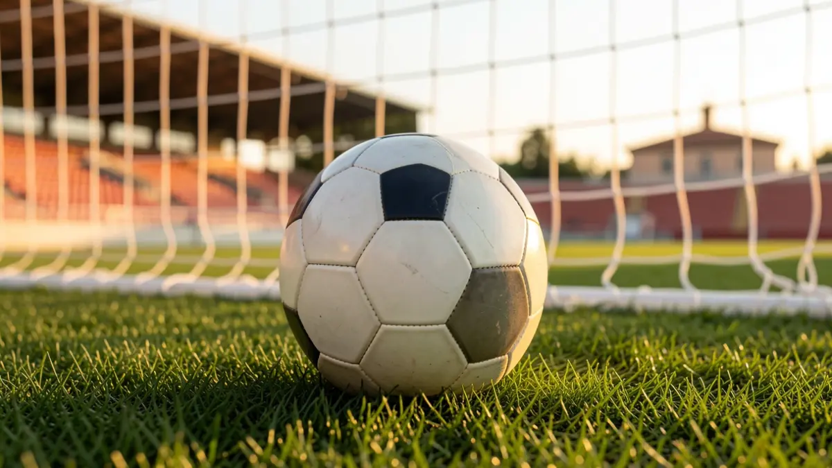 Imatge genèrica d'un camp de futbol amb una pilota.