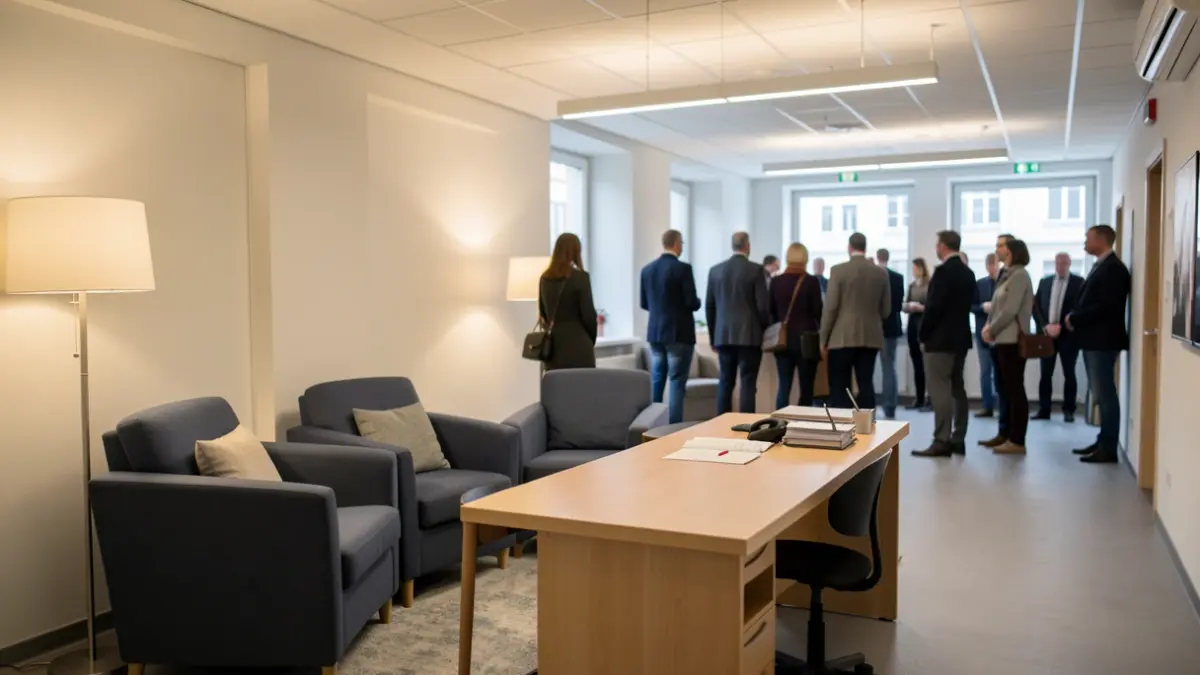 Generic image of a professional support center.