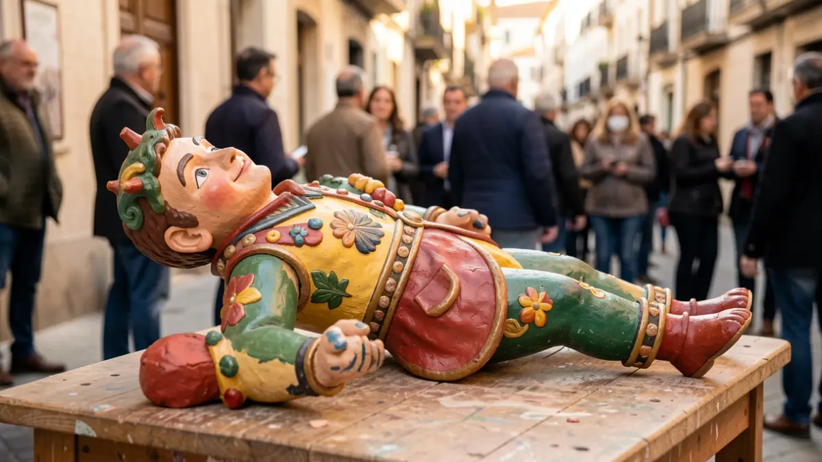 Generic image of a traditional Fallas 'ninot'.
