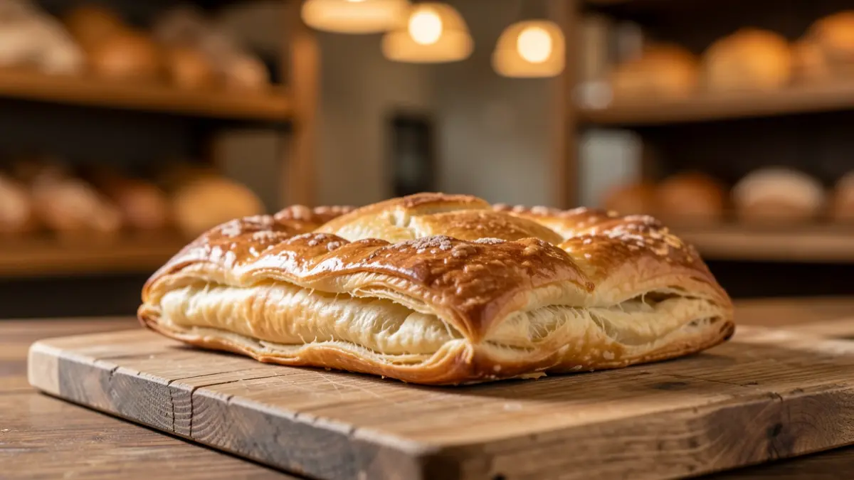 Imagen genérica de un pastel tradicional de Onda sobre una mesa de horno.