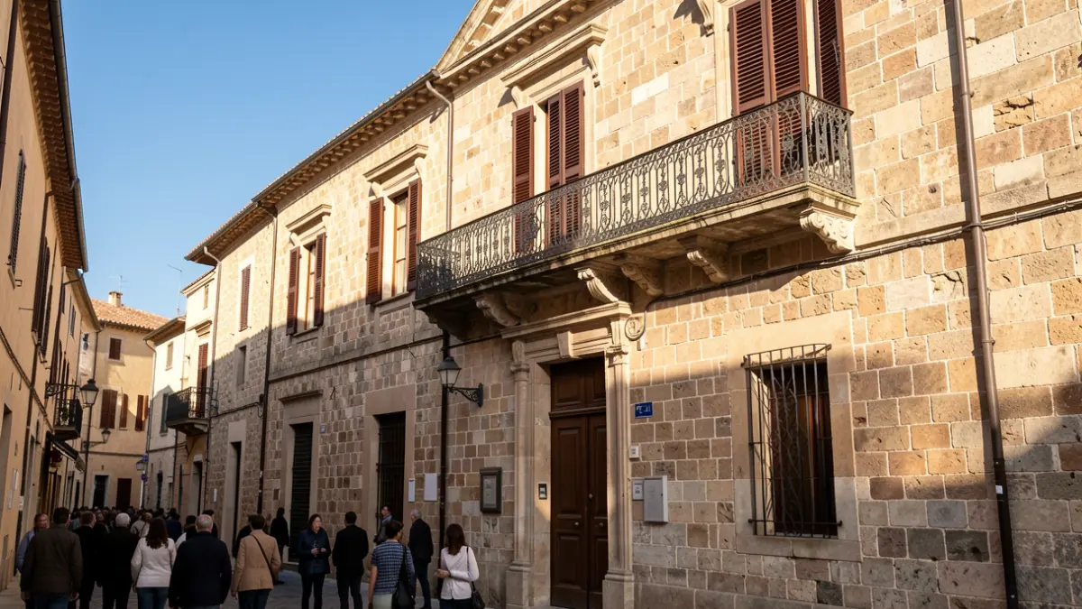 Imagen genérica de un edificio municipal mediterráneo.