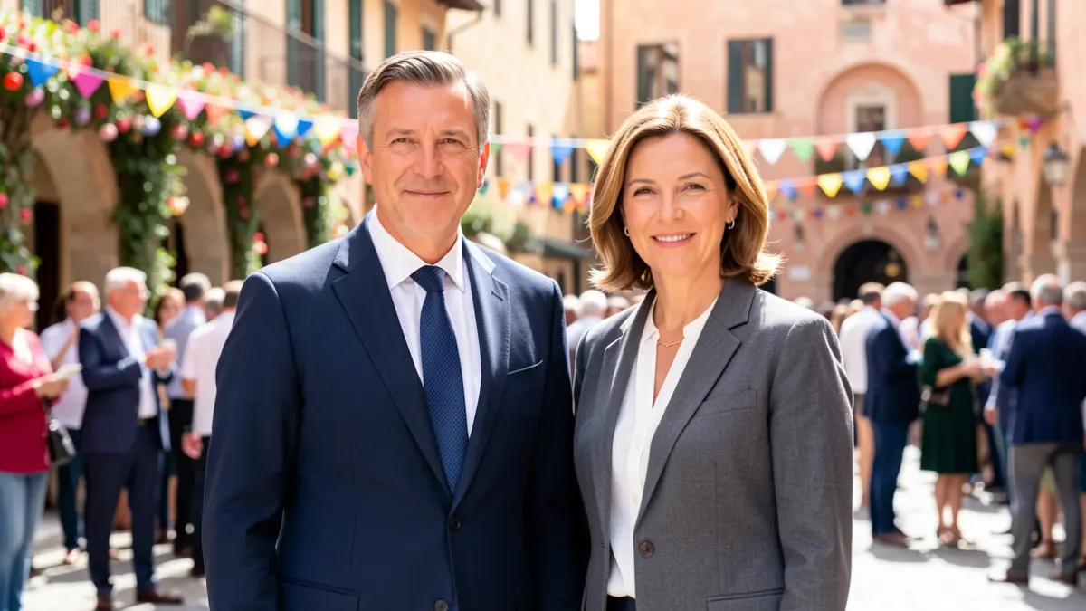 Imagen genérica de políticos asistiendo a un evento festivo en la Comunitat Valenciana.
