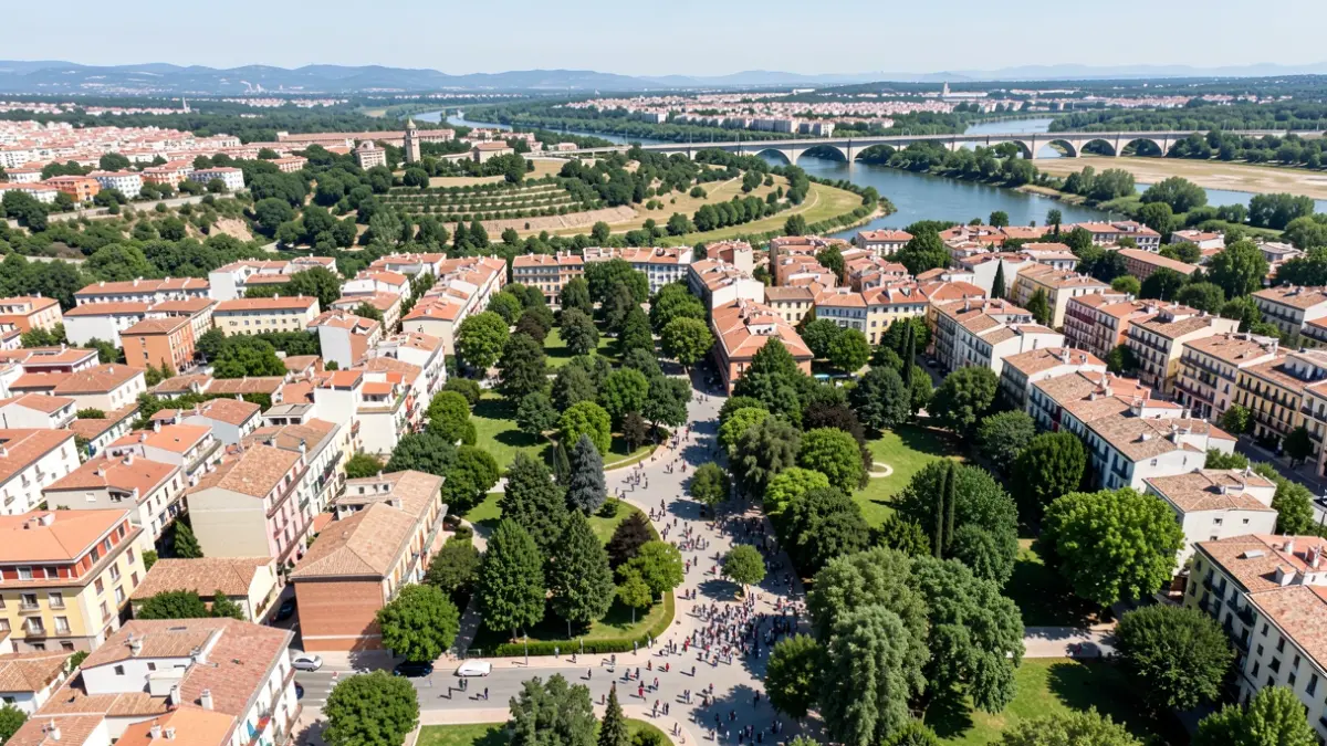 Imatge genèrica de Riba-roja de Túria amb espais verds i urbans.