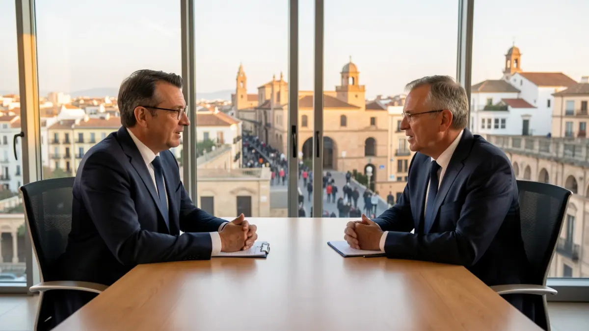 Imagen genérica de políticos reunidos en Valencia.