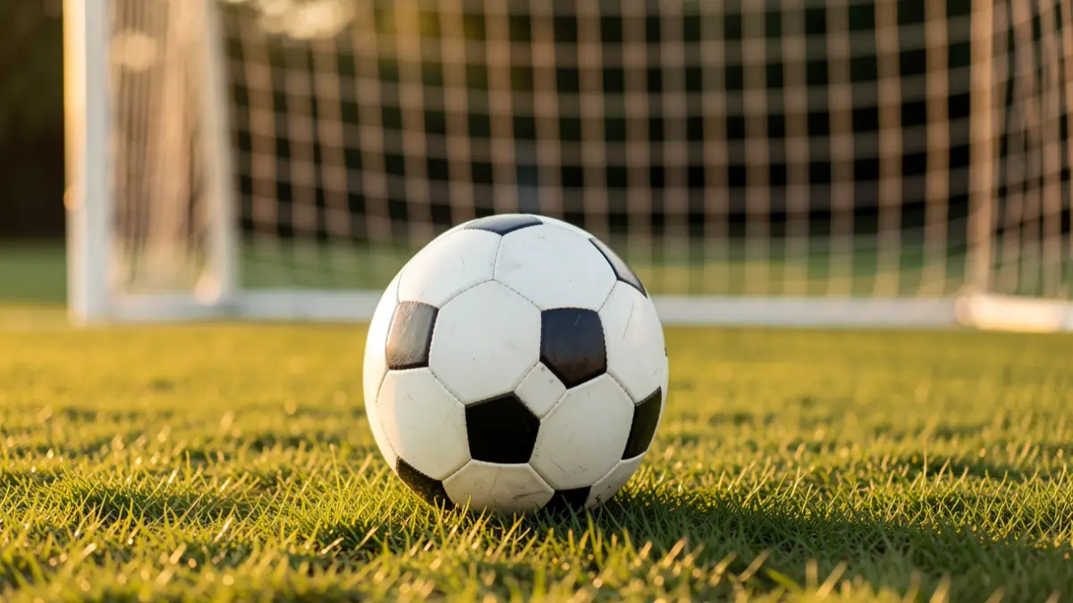 Imagen genérica de un balón de fútbol en un campo.