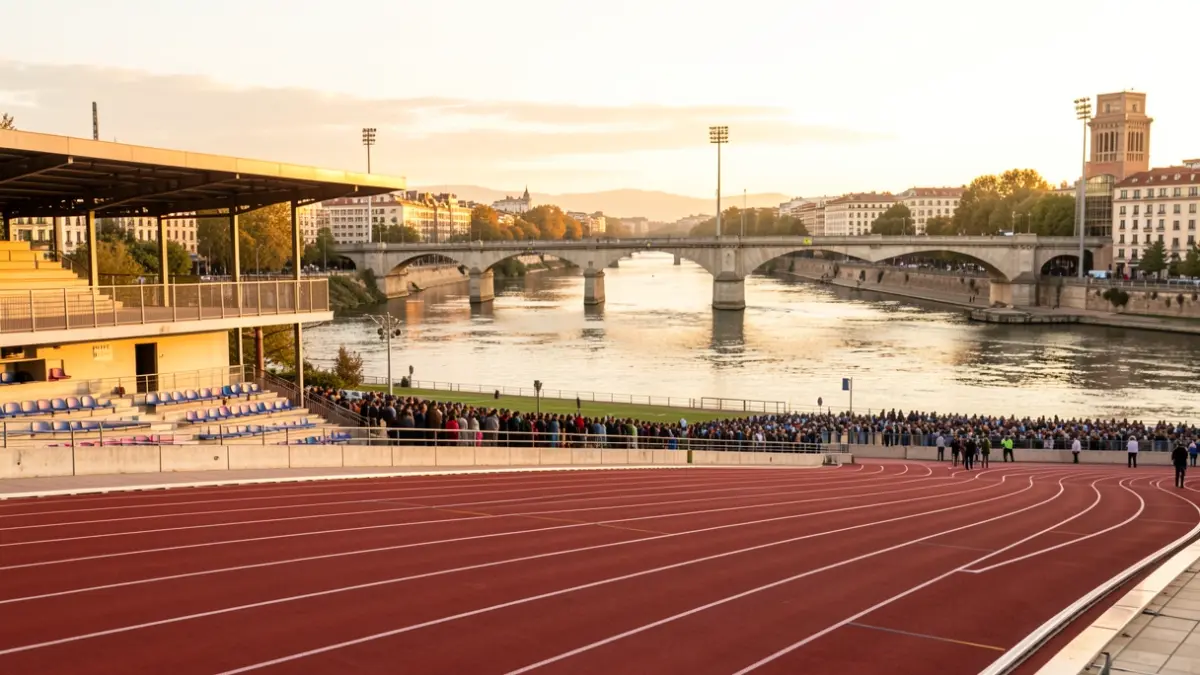 Imagen genérica de una pista de atletismo en Valencia.