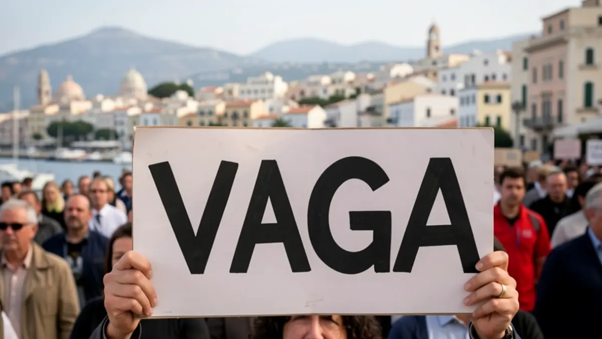 Imatge genèrica de pancarta de vaga.