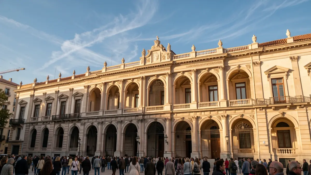 Image of the Palau de la Música in Valencia.