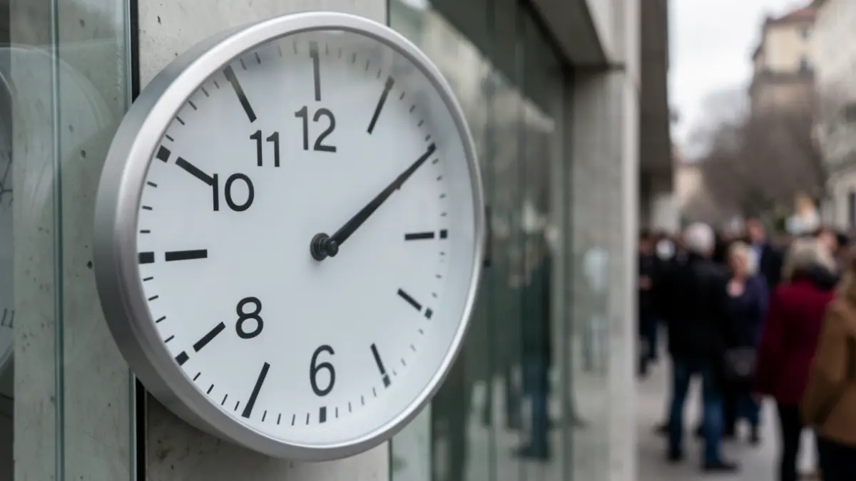 Detail of one of the clocks from the monument to the victims of the Valencia metro accident.