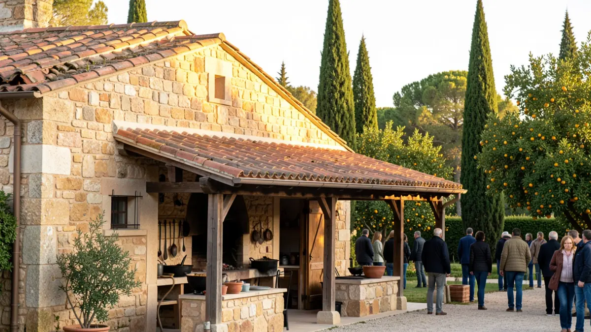 Restauración del paellero de la Casa Museo Benlliure en València.
