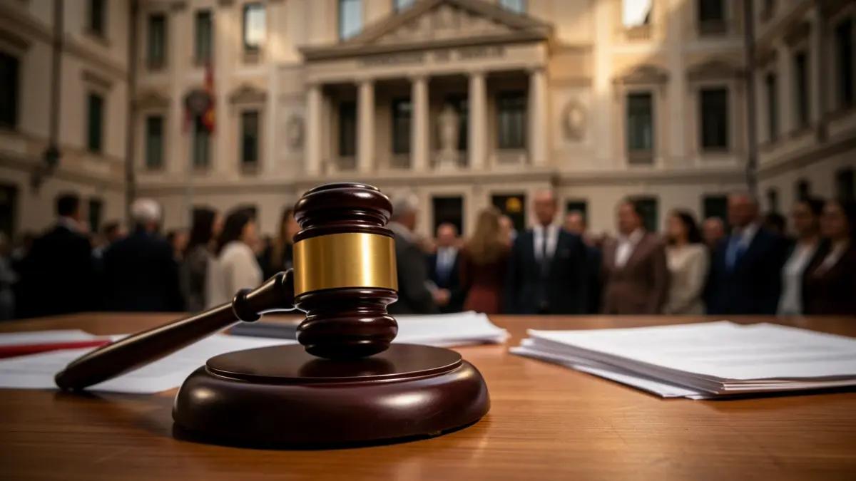 Imagen genérica de la justicia y el Congreso de los Diputados.