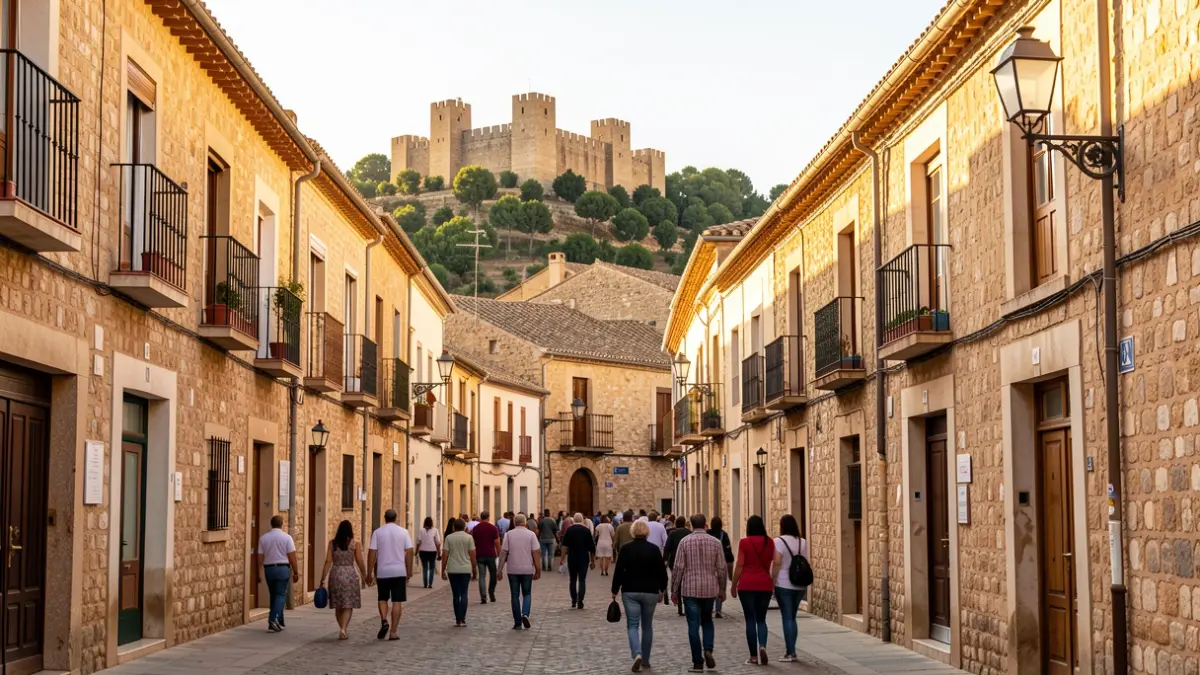 Vista genèrica del casc històric de Xàtiva amb el seu castell.
