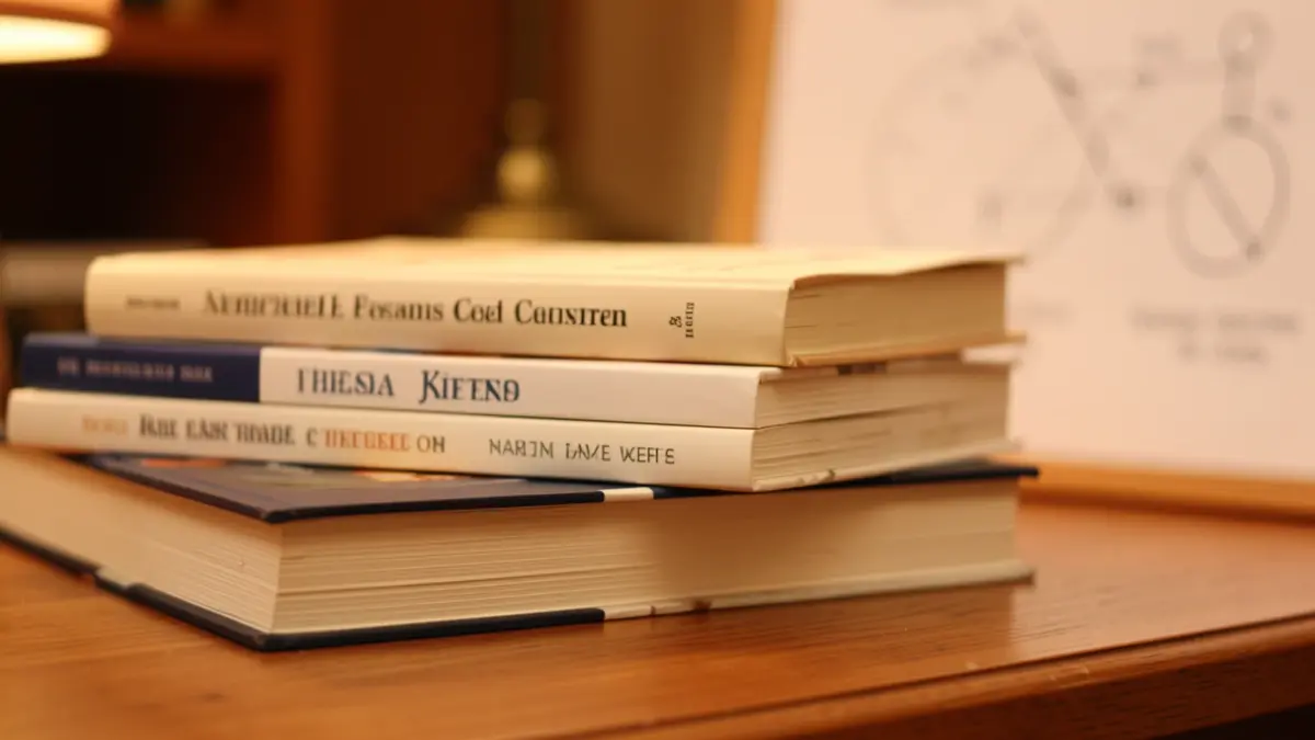 Generic image of books and scientific dissemination elements.