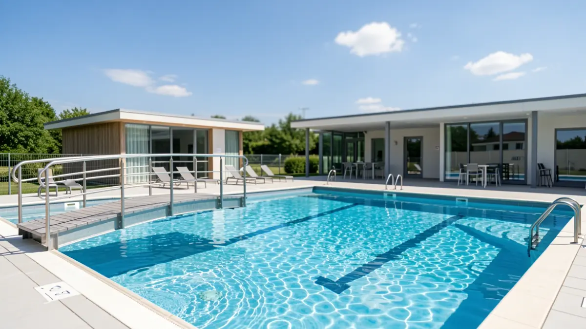Imagen genérica de la Piscina Parc Vedat de Torrent con las mejoras realizadas.